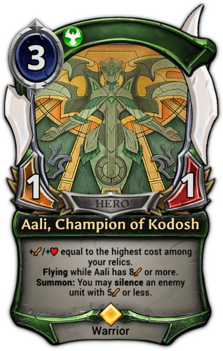 Aali, Champion of Kodosh card