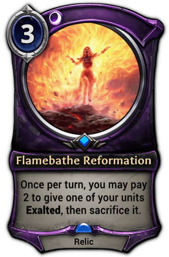Flamebathe Reformation card