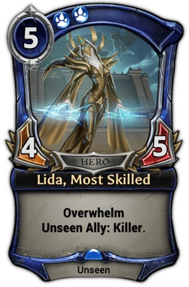 Lida, Most Skilled card