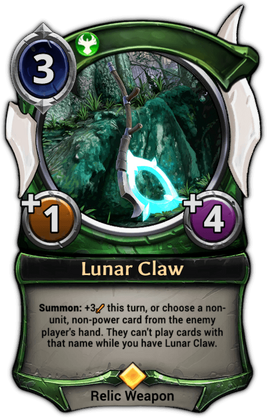 Lunar Claw card