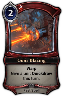 Guns Blazing card