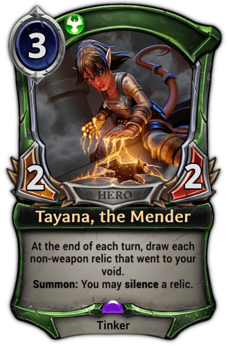 Tayana, the Mender card