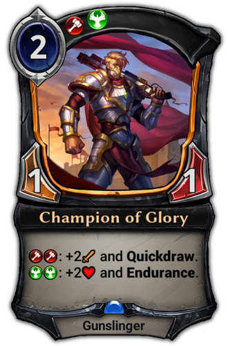 Champion of Glory card