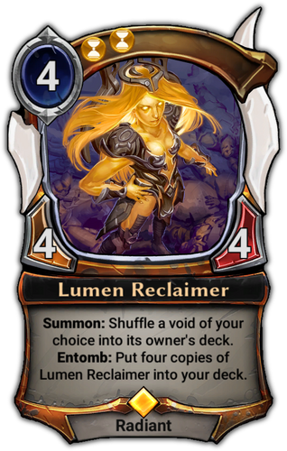 Lumen Reclaimer card