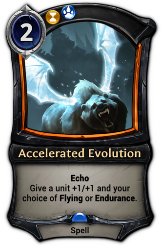 Accelerated Evolution card