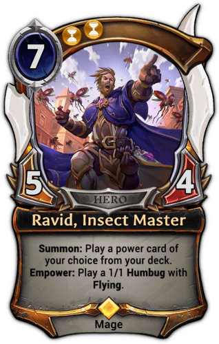Ravid, Insect Master card