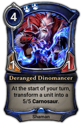 Deranged Dinomancer card