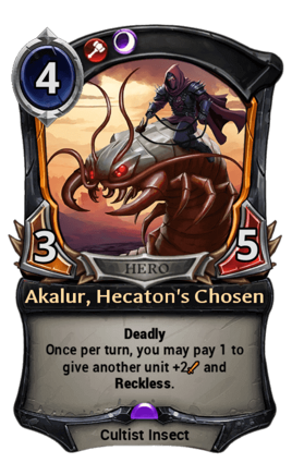 Akalur, Hecaton&#39;s Chosen card