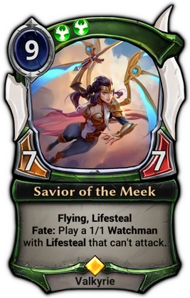 Savior of the Meek card
