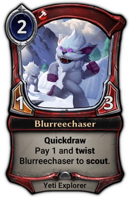 Blurreechaser card