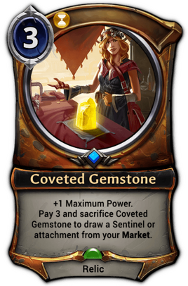 Coveted Gemstone card