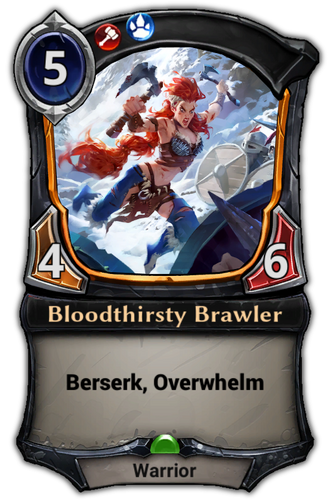 Bloodthirsty Brawler card