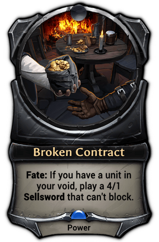 Broken Contract card