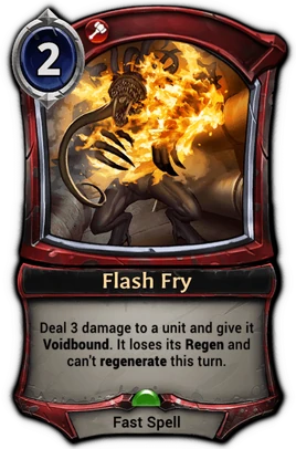 Flash Fry card