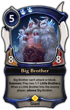 Big Brother card
