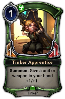 Tinker Apprentice card