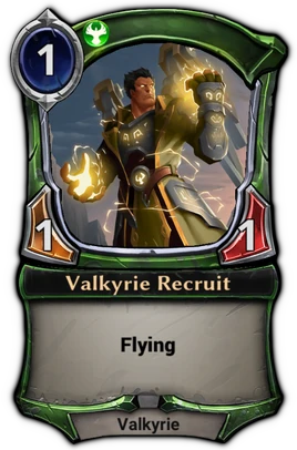 Valkyrie Recruit card