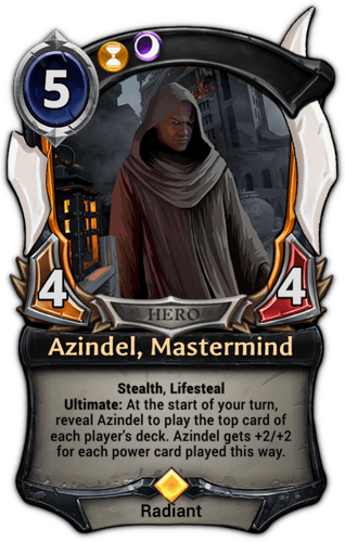 Azindel, Mastermind card