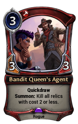 Bandit Queen&#39;s Agent card