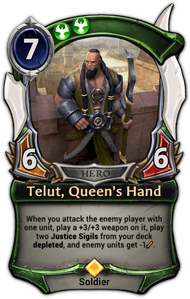 Telut, Queen's Hand