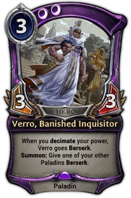 Verro, Banished Inquisitor