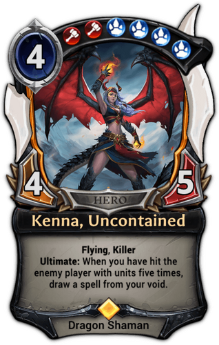 Kenna, Uncontained card
