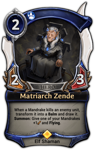 Matriarch Zende card