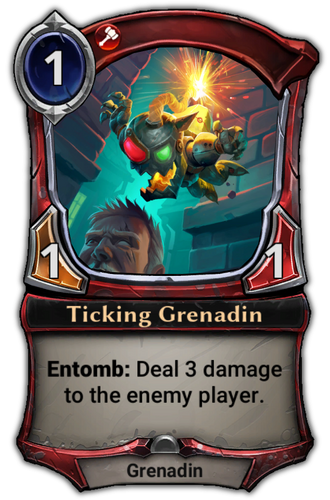 Ticking Grenadin card