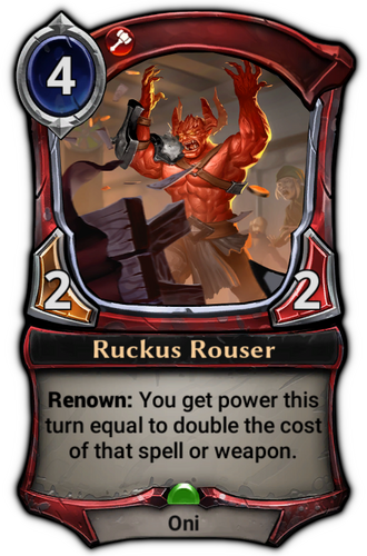 Ruckus Rouser card