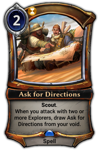 Ask for Directions card