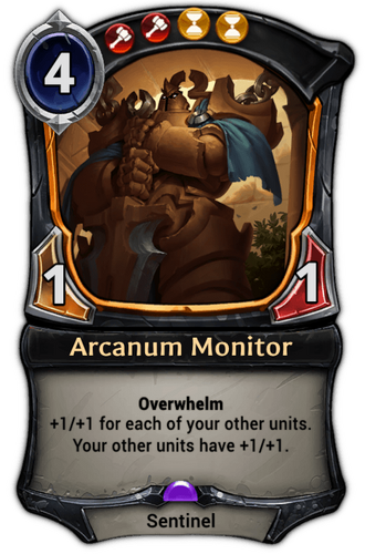 Arcanum Monitor card