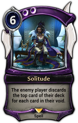 Alternate-art Solitude card