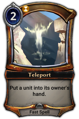 Teleport card