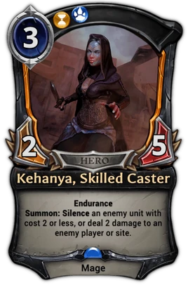 Kehanya, Skilled Caster card