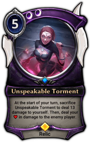 Unspeakable Torment card