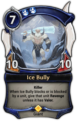 Ice Bully card