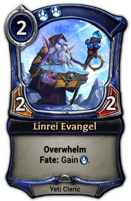 Linrei Evangel card