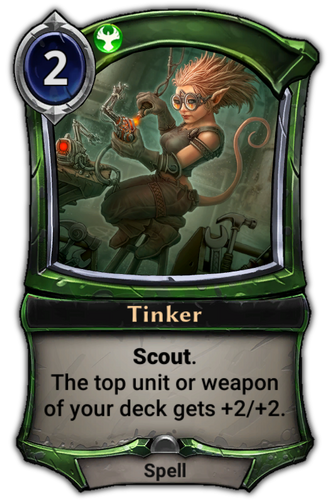 Tinker card