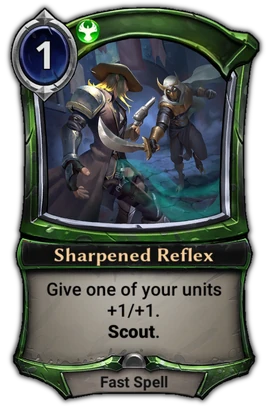 Sharpened Reflex card