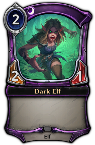 Dark Elf card