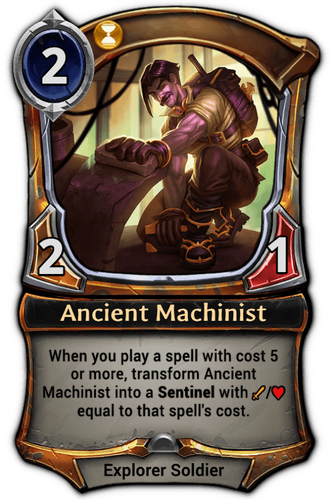 Ancient Machinist card
