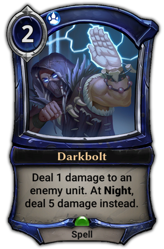 Darkbolt card