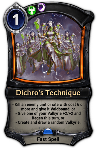 Dichro&#39;s Technique card