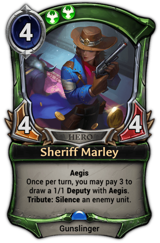 Sheriff Marley card