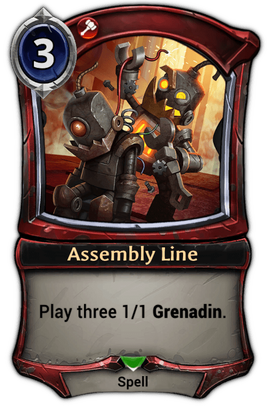 Alternate-art Assembly Line card