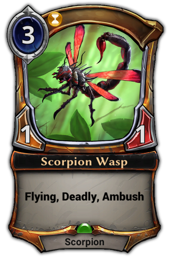 Scorpion Wasp card