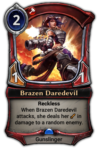 Brazen Daredevil card