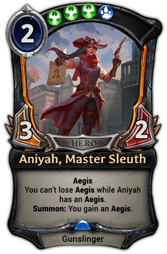Aniyah, Master Sleuth card