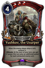 Yushkov, the Usurper