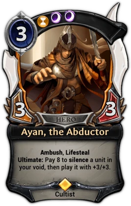Ayan, the Abductor card